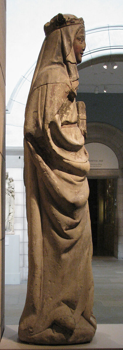 Saint Margaret of Antioch, Limestone, paint, gilt, Spanish