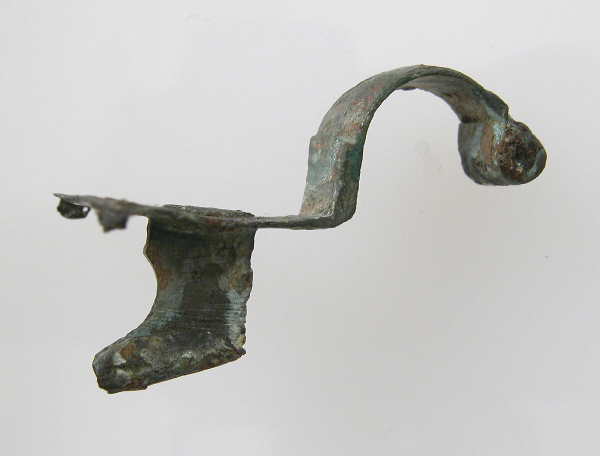 Pin Fragment, Copper alloy, Late Roman 