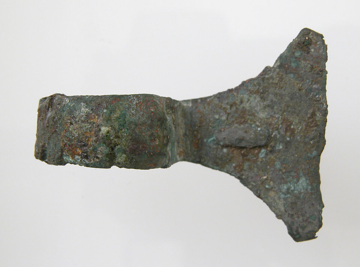 Pin Fragment, Copper alloy, Late Roman