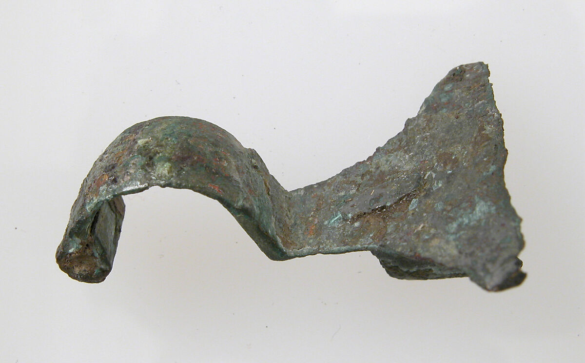 Pin Fragment, Copper alloy, Late Roman