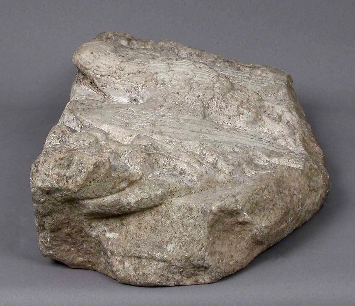 Eagle Relief, Marble (White Carrara marble), Italian