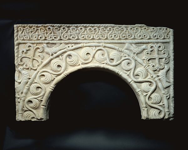 Arcuated Lintel, Giovanni Rizzardi (before 1937)  Italian, Marble (Thasian marble), Italian