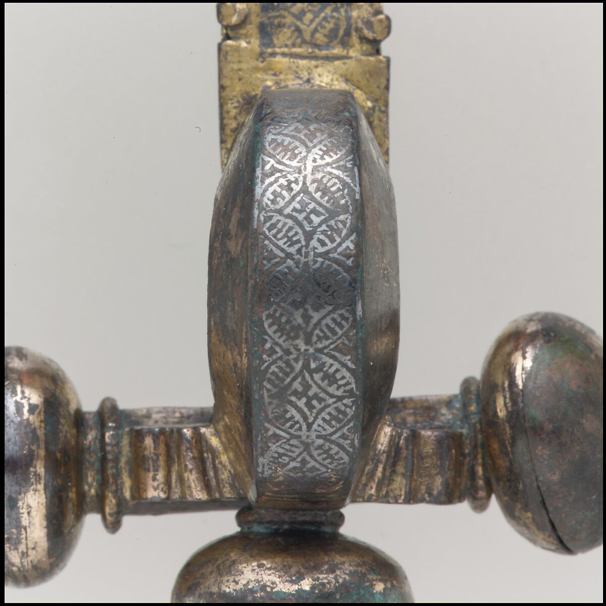 Crossbow Brooch, Gilt copper alloy with niello inlay, Late Roman or Byzantine