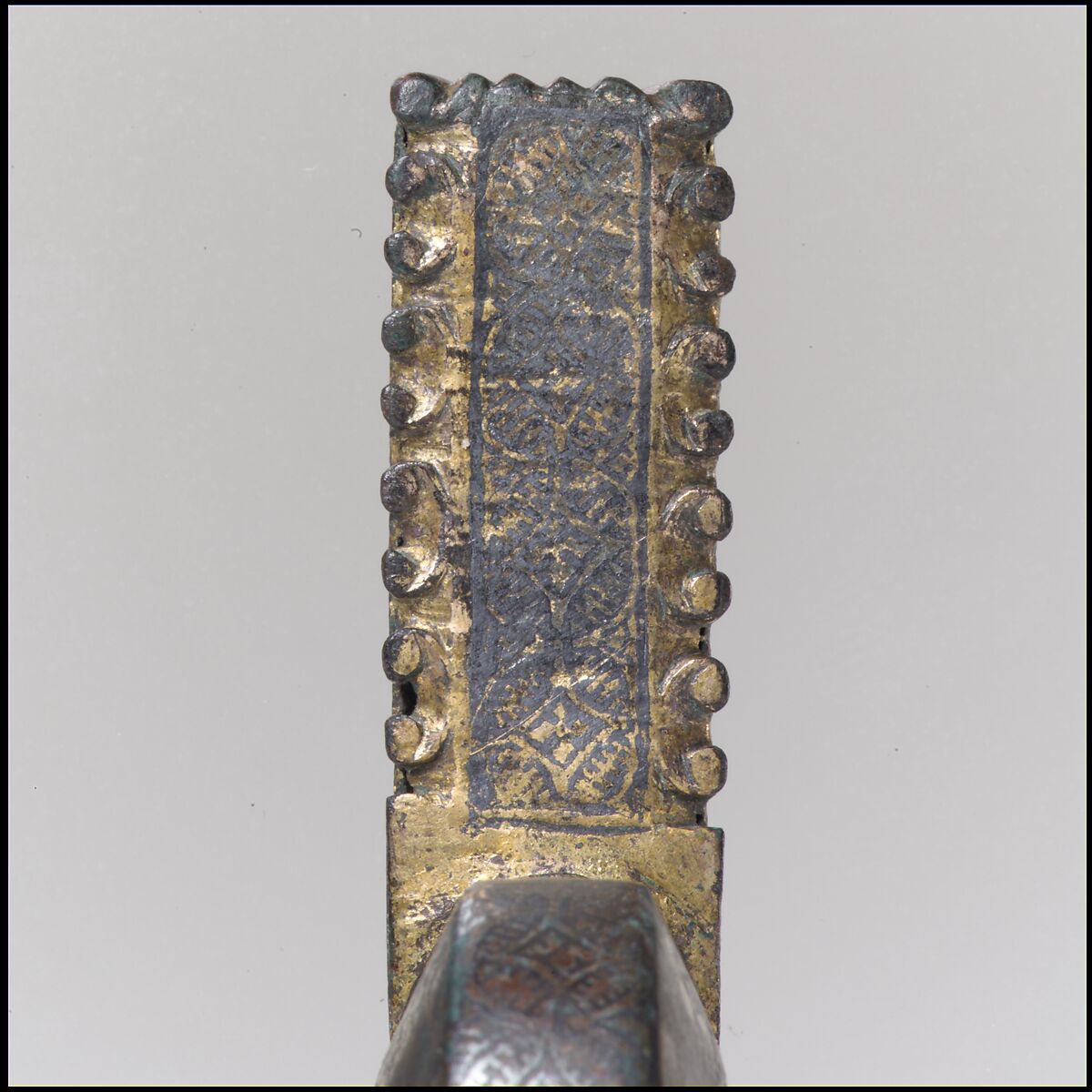 Crossbow Brooch, Gilt copper alloy with niello inlay, Late Roman or Byzantine