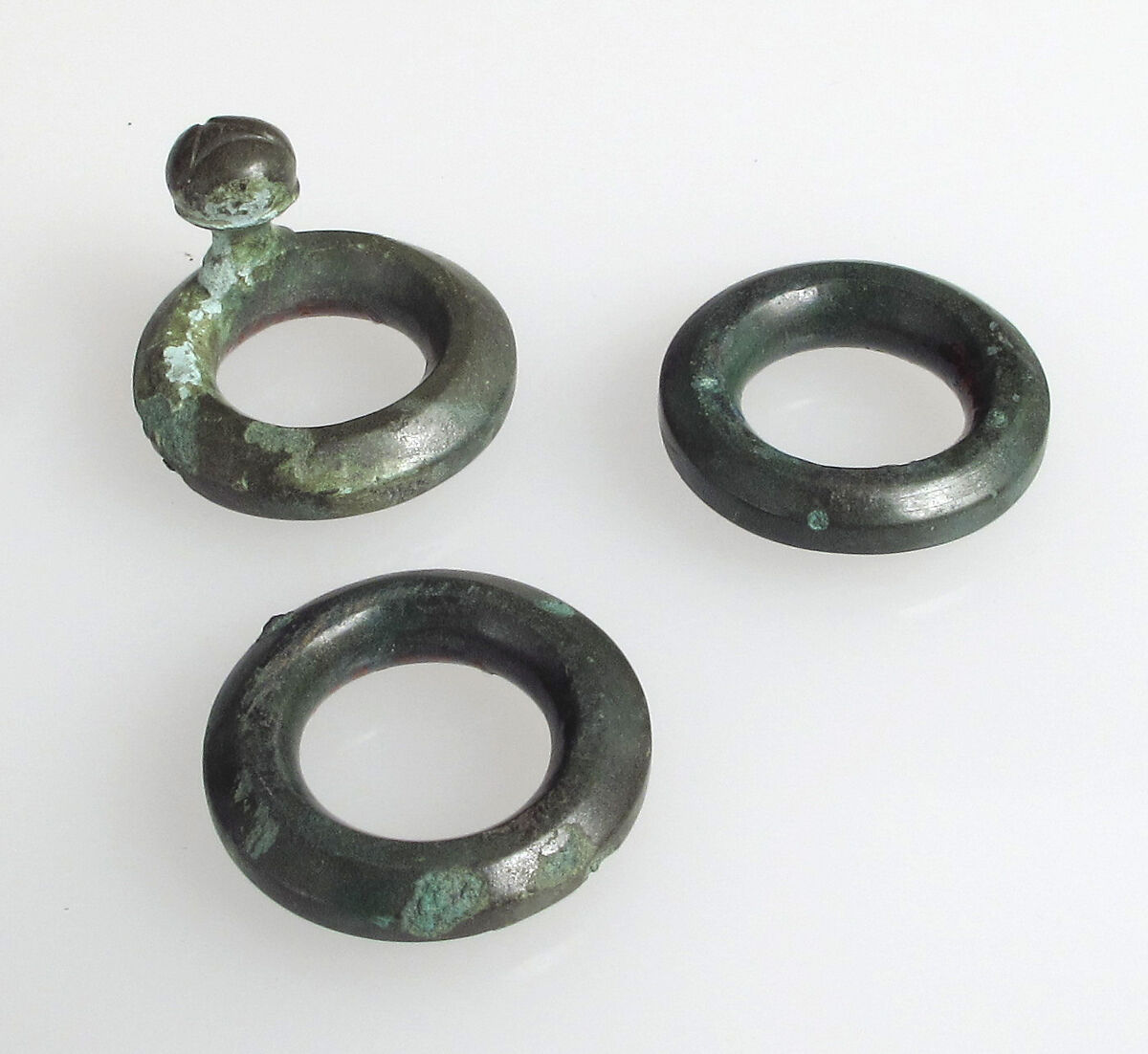 Sword and Scabbard, Iron blade, copper alloy hilt and scabbard, Celtic