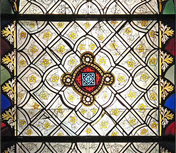 Window with Grisaille Decoration