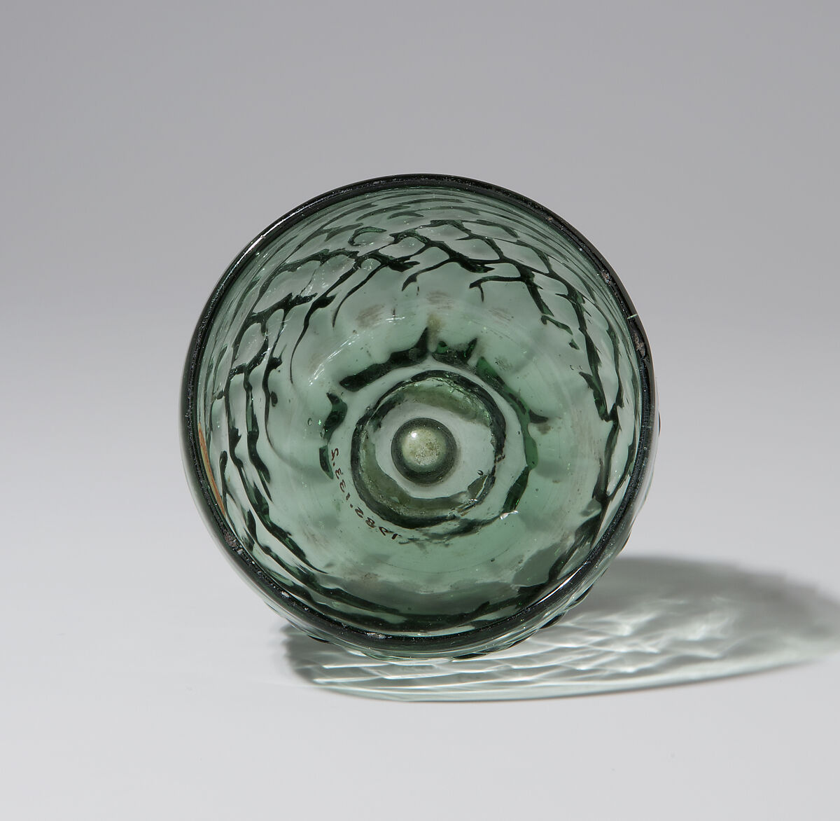 Beaker, Mold-blown glass, German