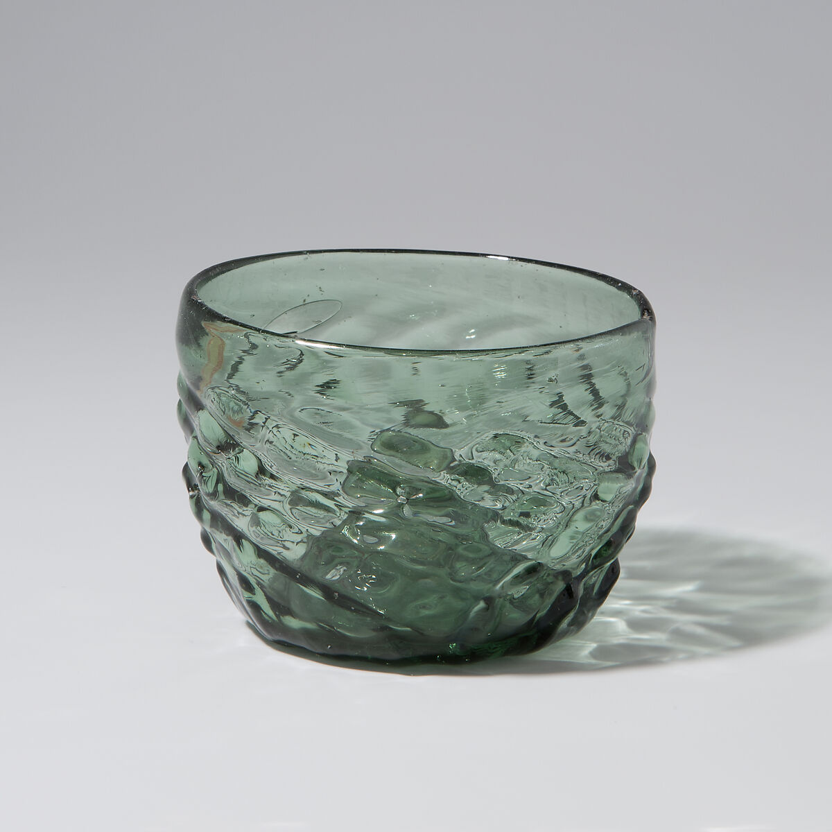 Beaker, Mold-blown glass, German 