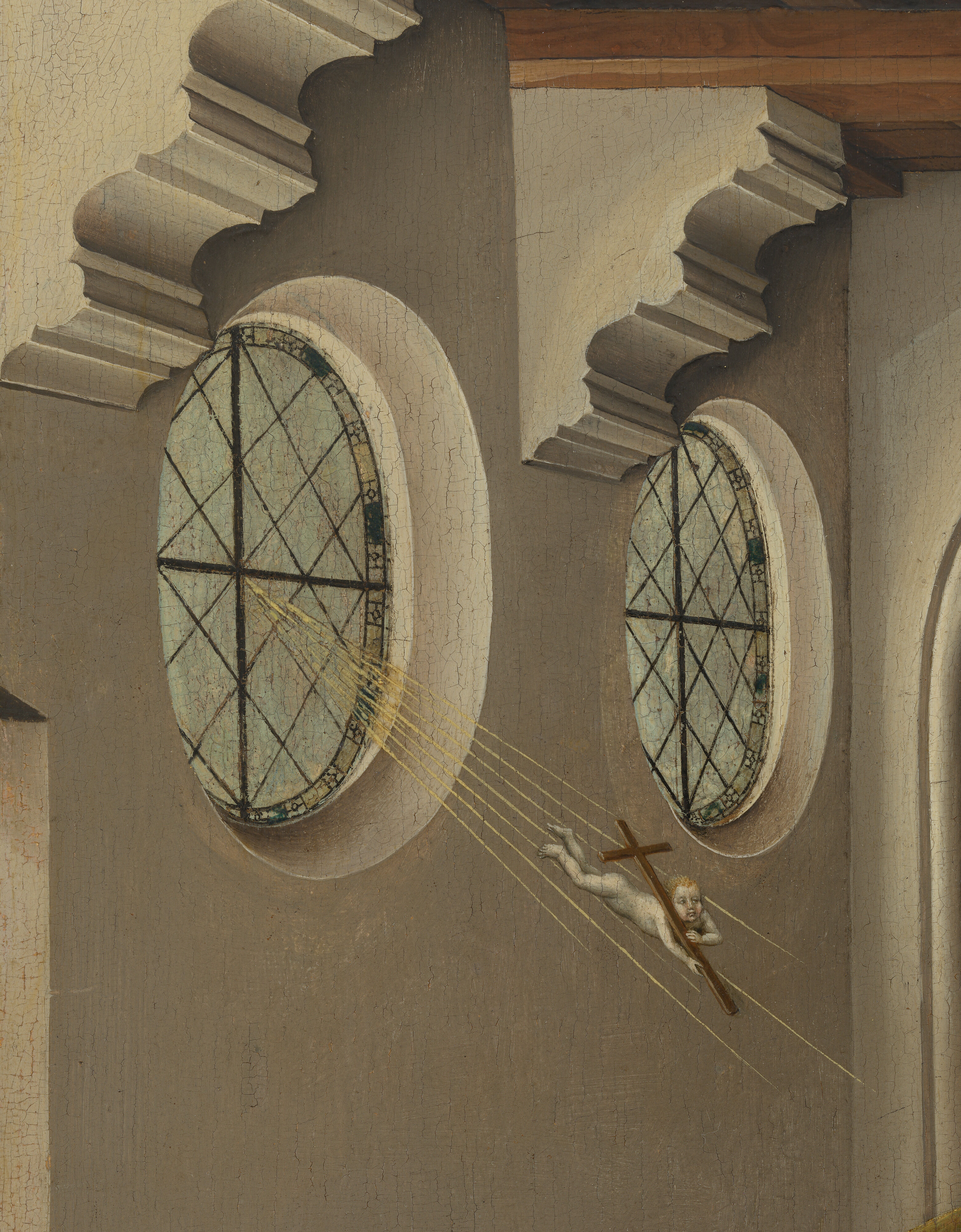 Workshop of Robert Campin - Annunciation Triptych (Merode