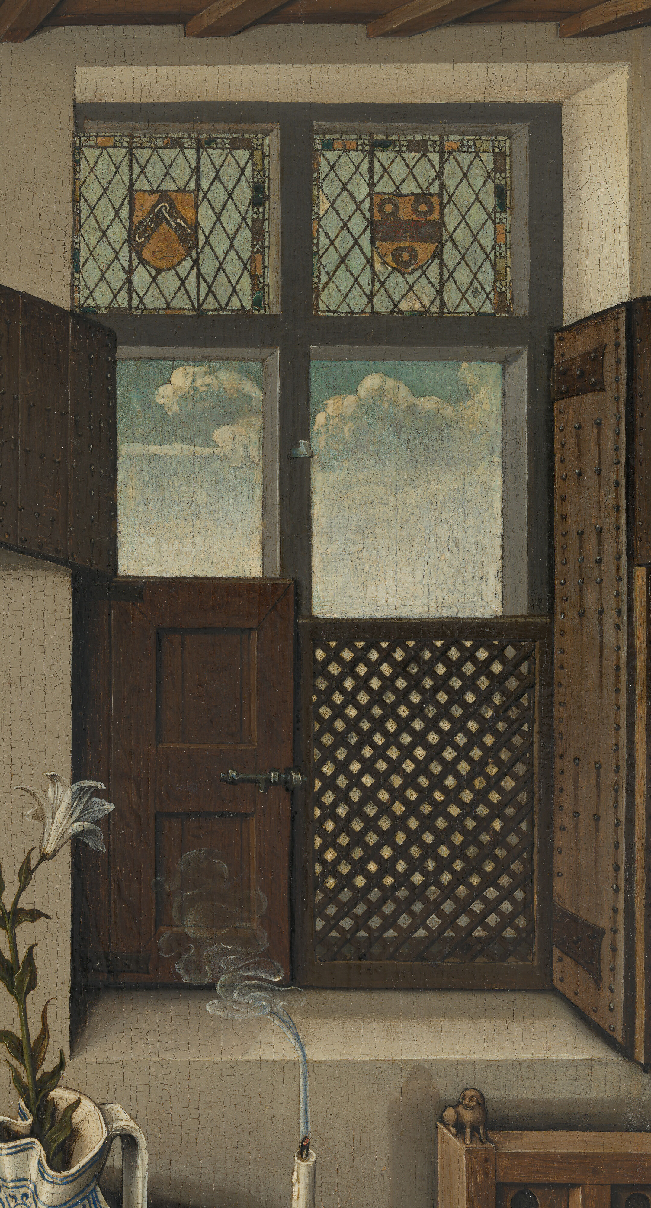 Workshop of Robert Campin - Annunciation Triptych (Merode
