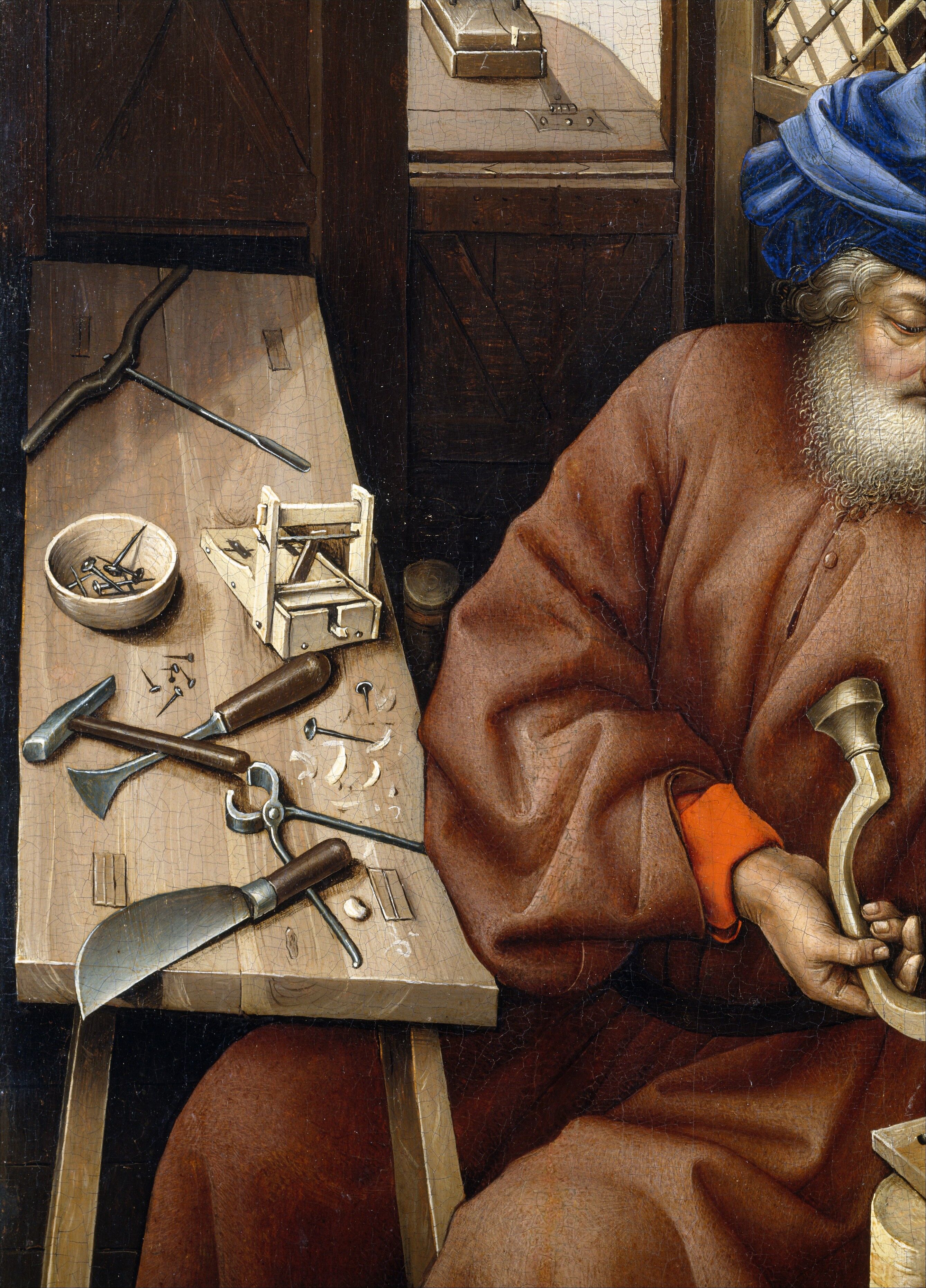 Workshop of Robert Campin - Annunciation Triptych (Merode