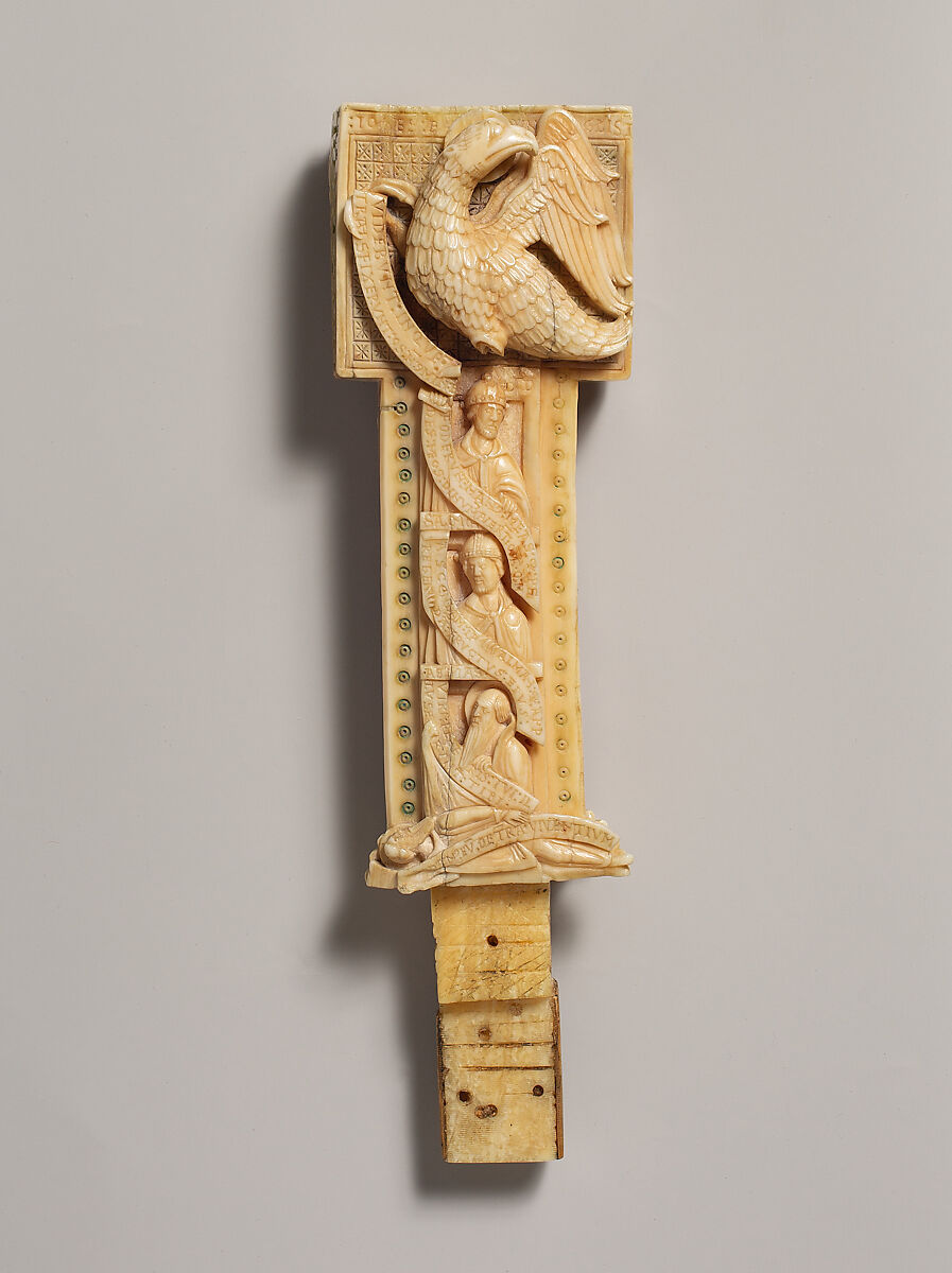 The Cloisters Cross, Walrus ivory, British