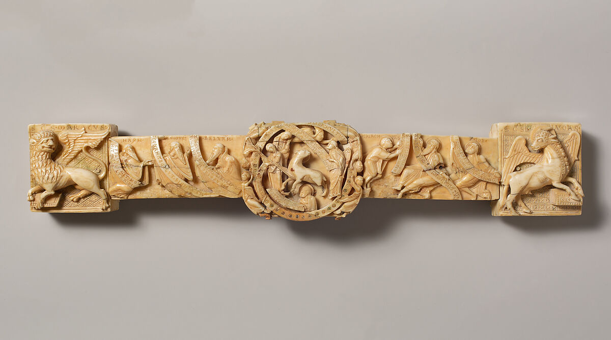 The Cloisters Cross, Walrus ivory, British