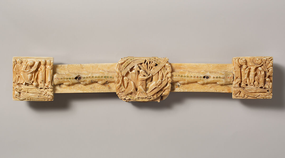 The Cloisters Cross, Walrus ivory, British
