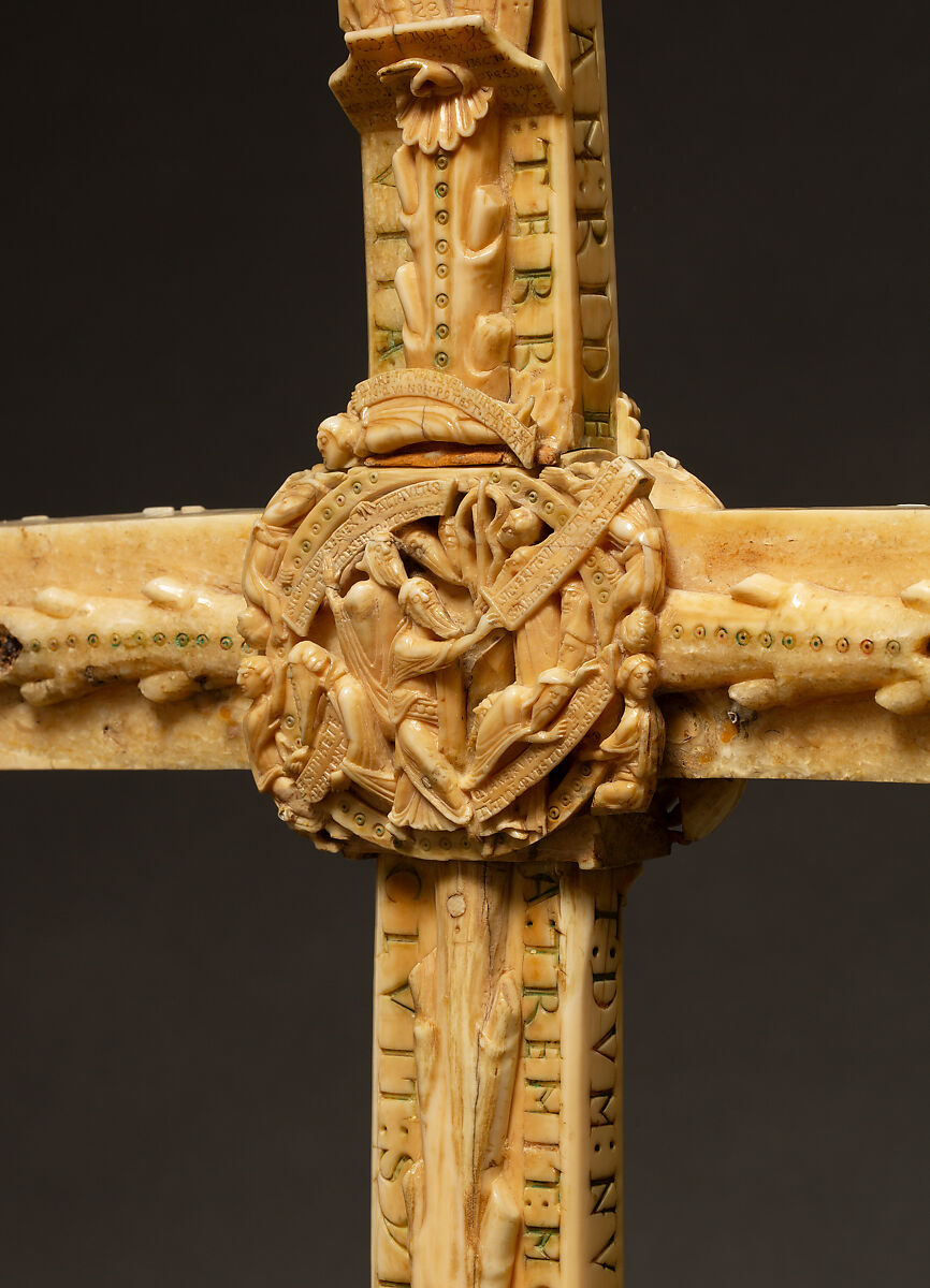 The Cloisters Cross, Walrus ivory, British