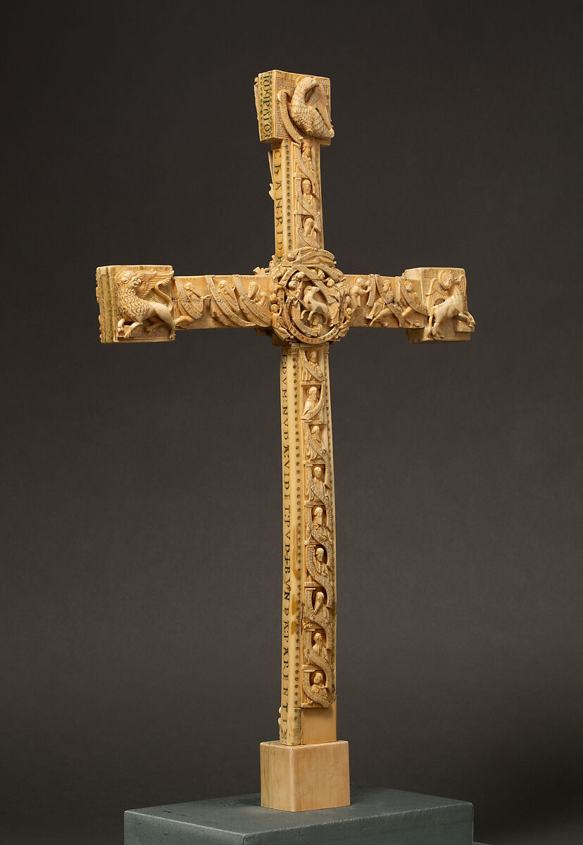 The Cloisters Cross, Walrus ivory, British