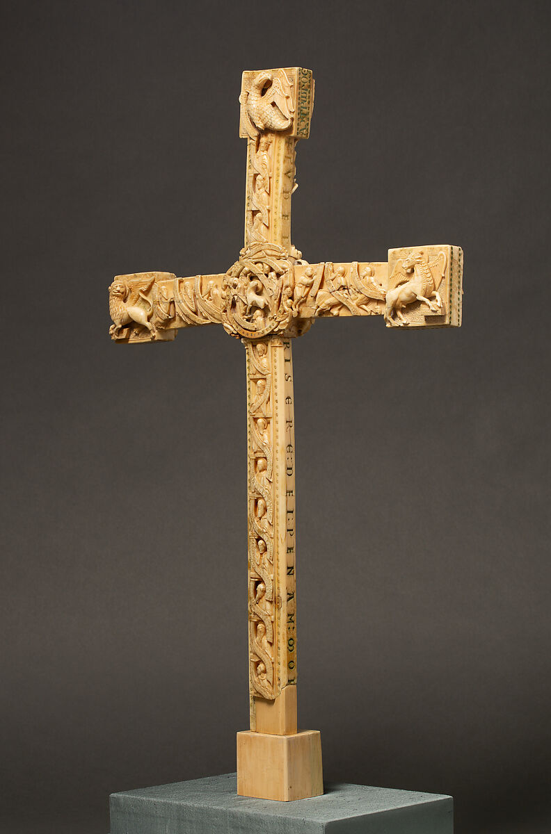 The Cloisters Cross, Walrus ivory, British