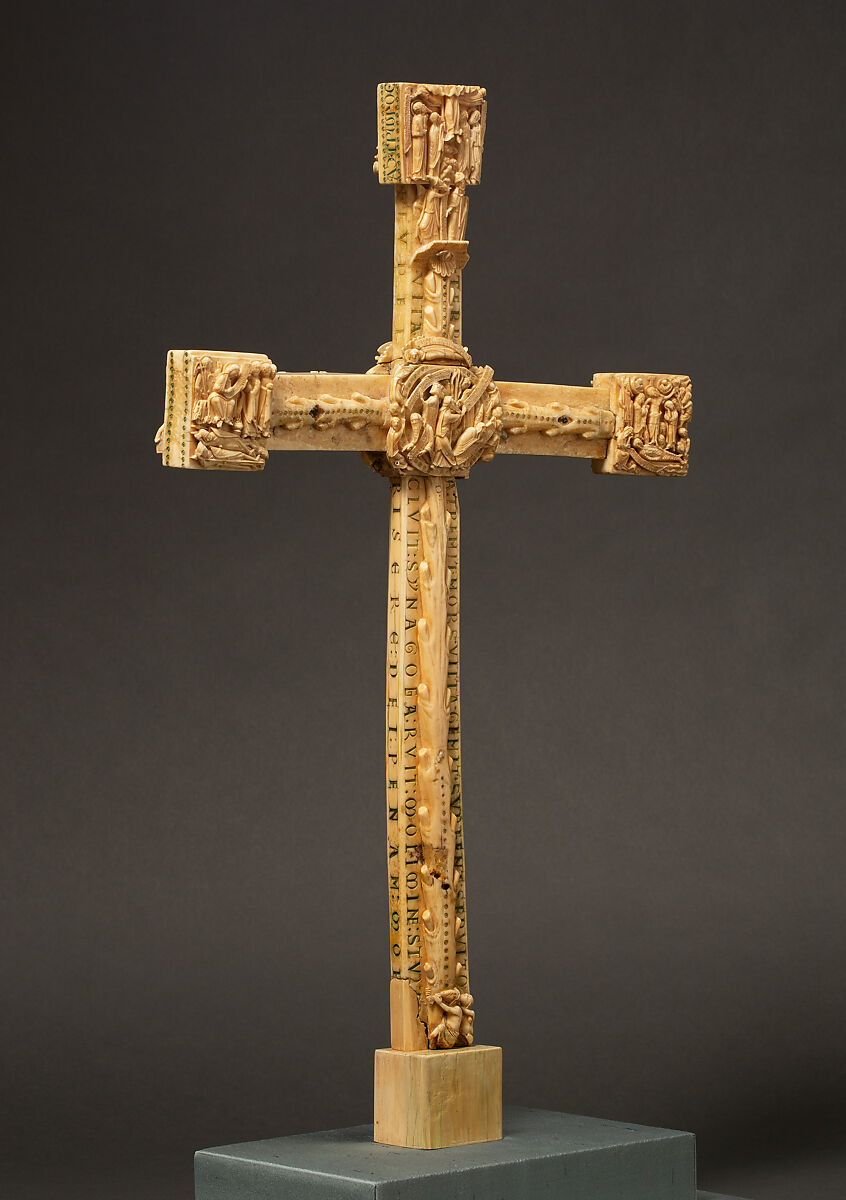 The Cloisters Cross, Walrus ivory, British