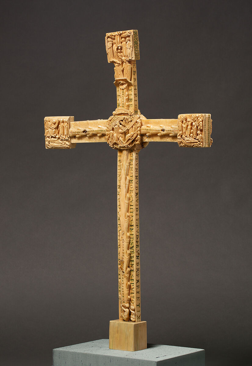 The Cloisters Cross, Walrus ivory, British
