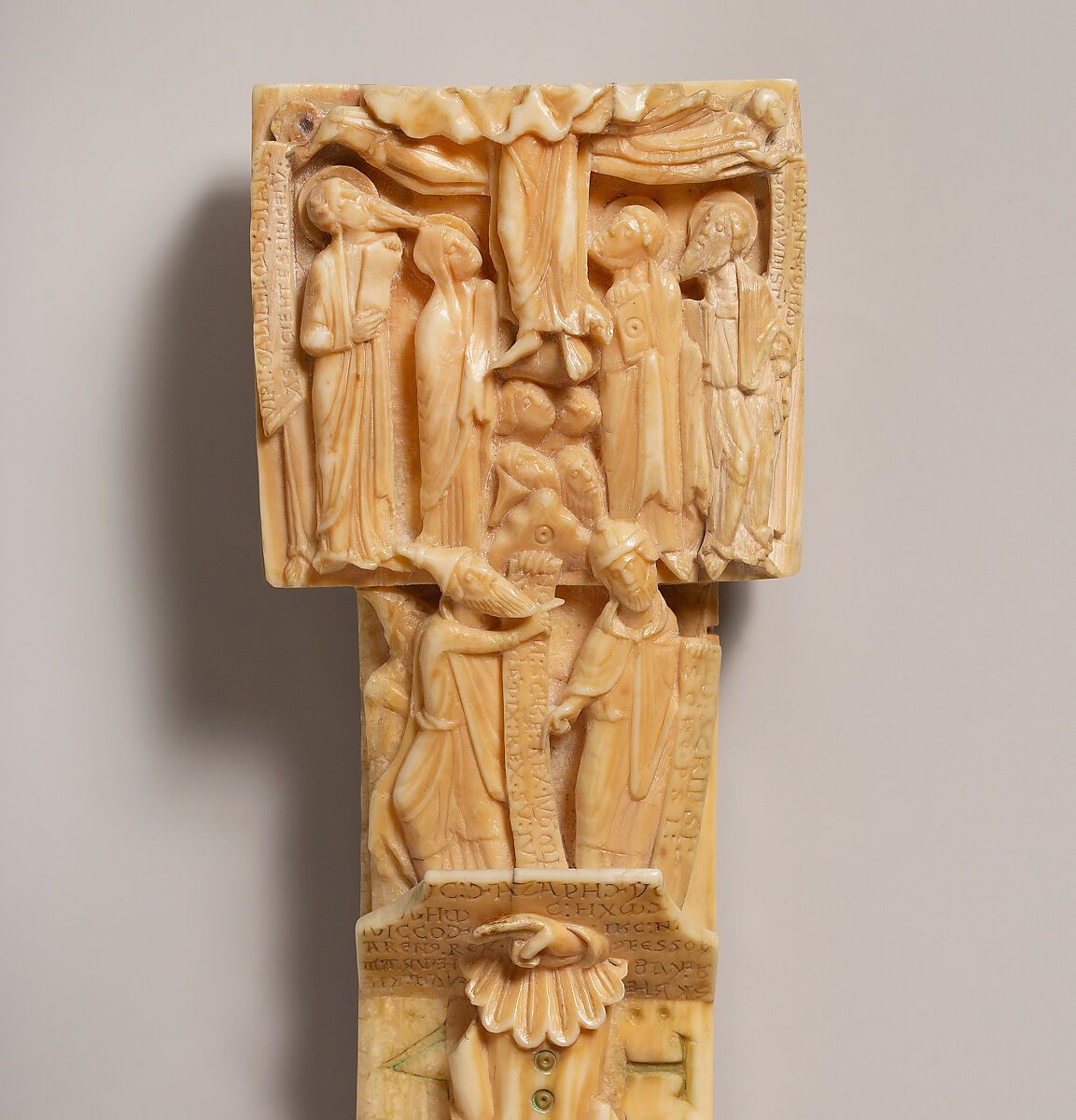 The Cloisters Cross, Walrus ivory, British