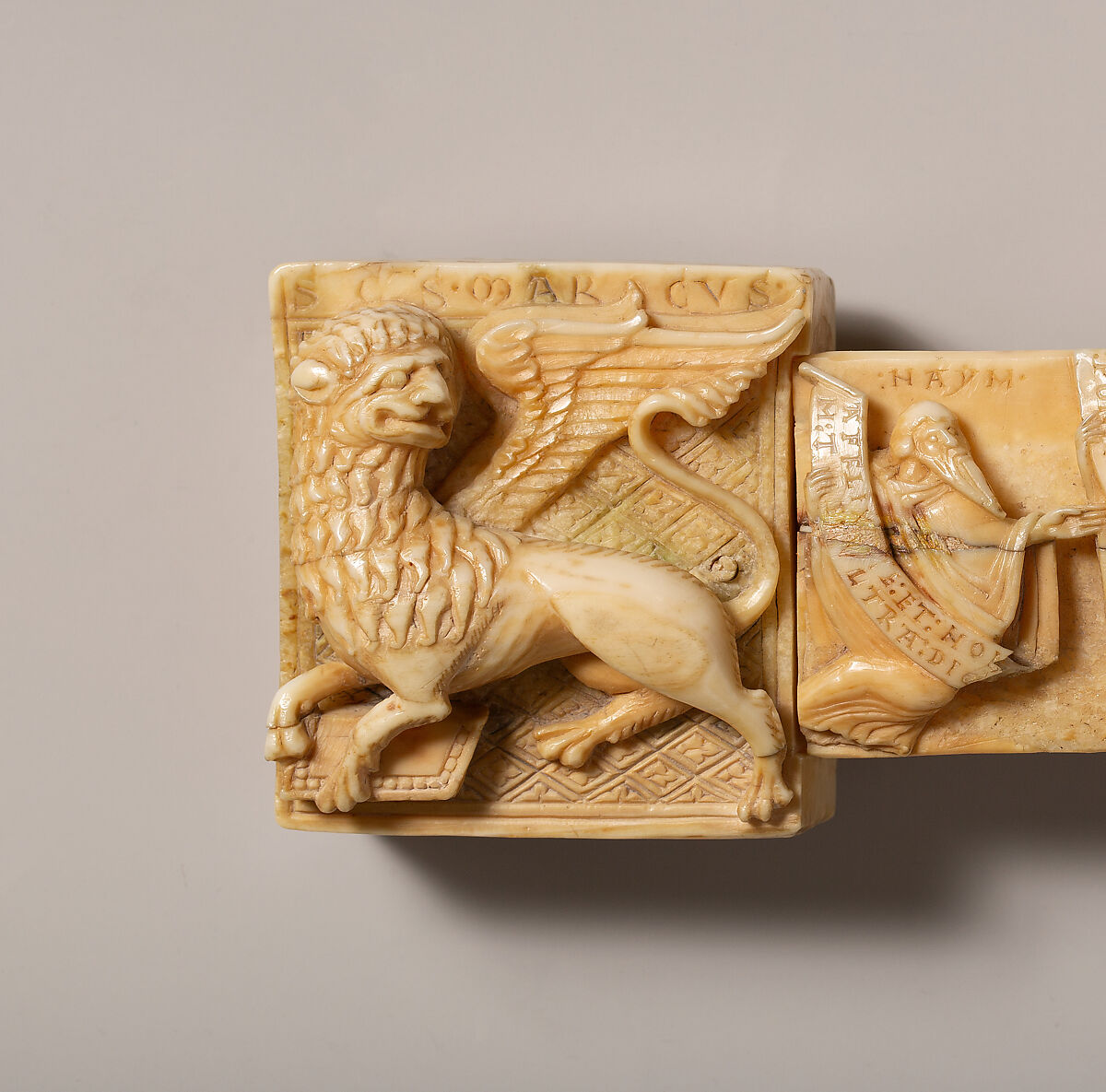 The Cloisters Cross, Walrus ivory, British