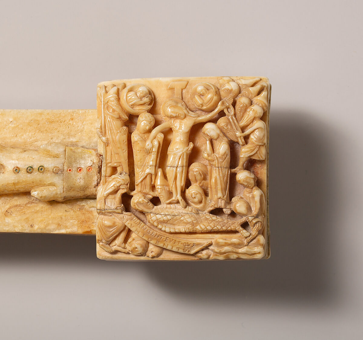 The Cloisters Cross, Walrus ivory, British