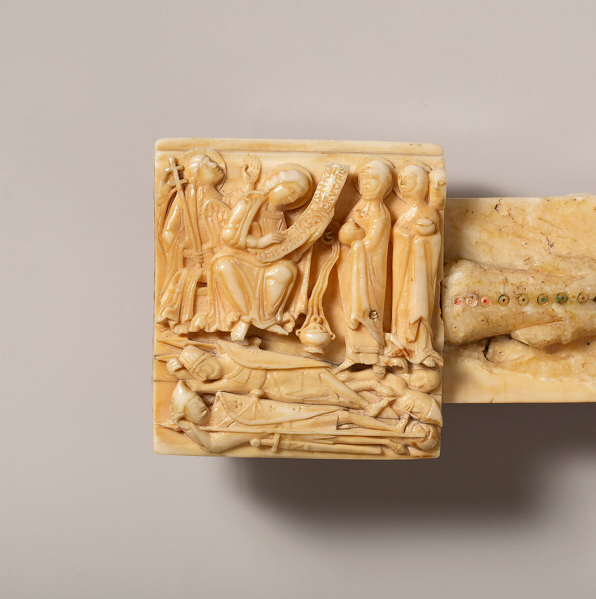 The Cloisters Cross, Walrus ivory, British