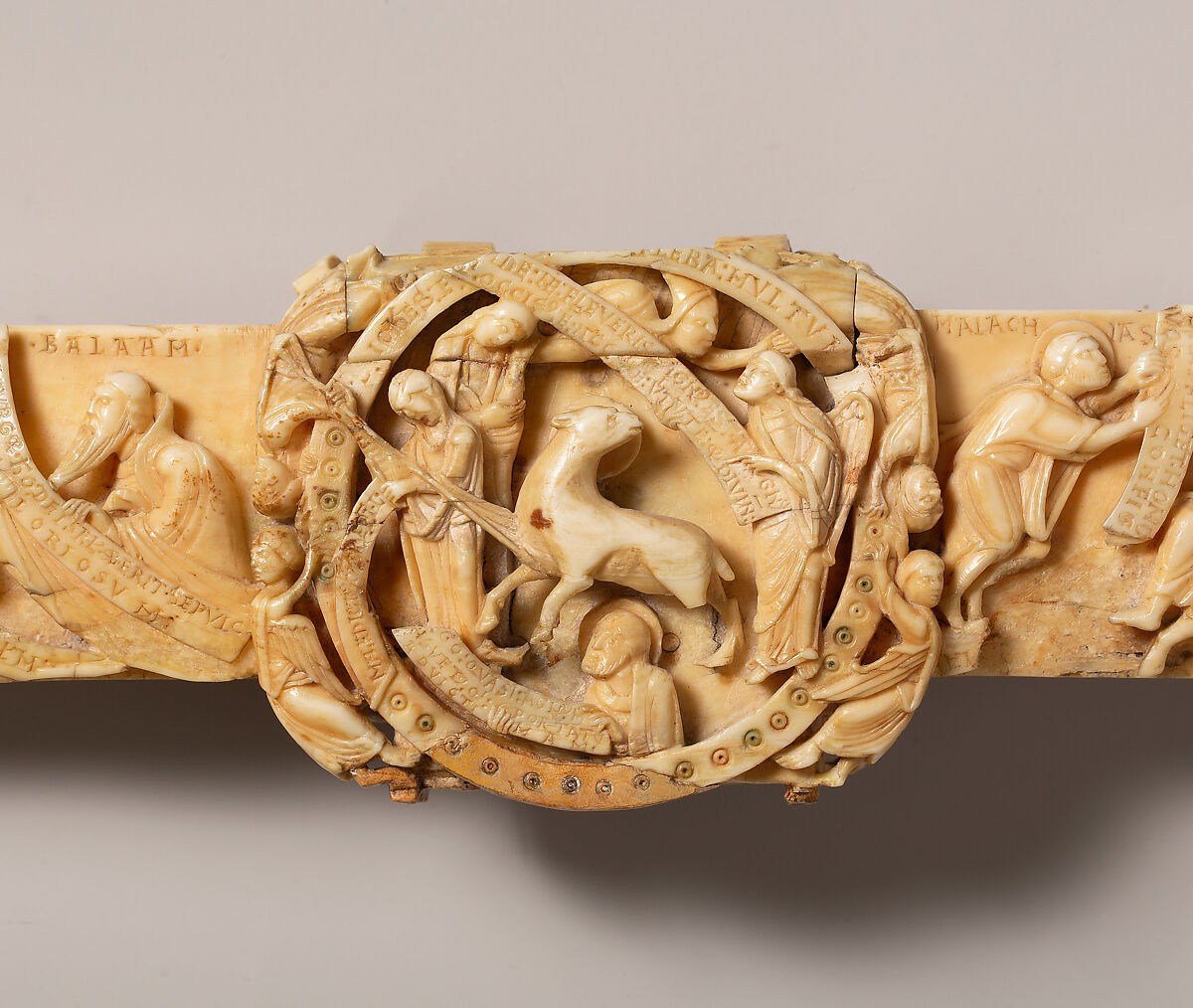 The Cloisters Cross, Walrus ivory, British