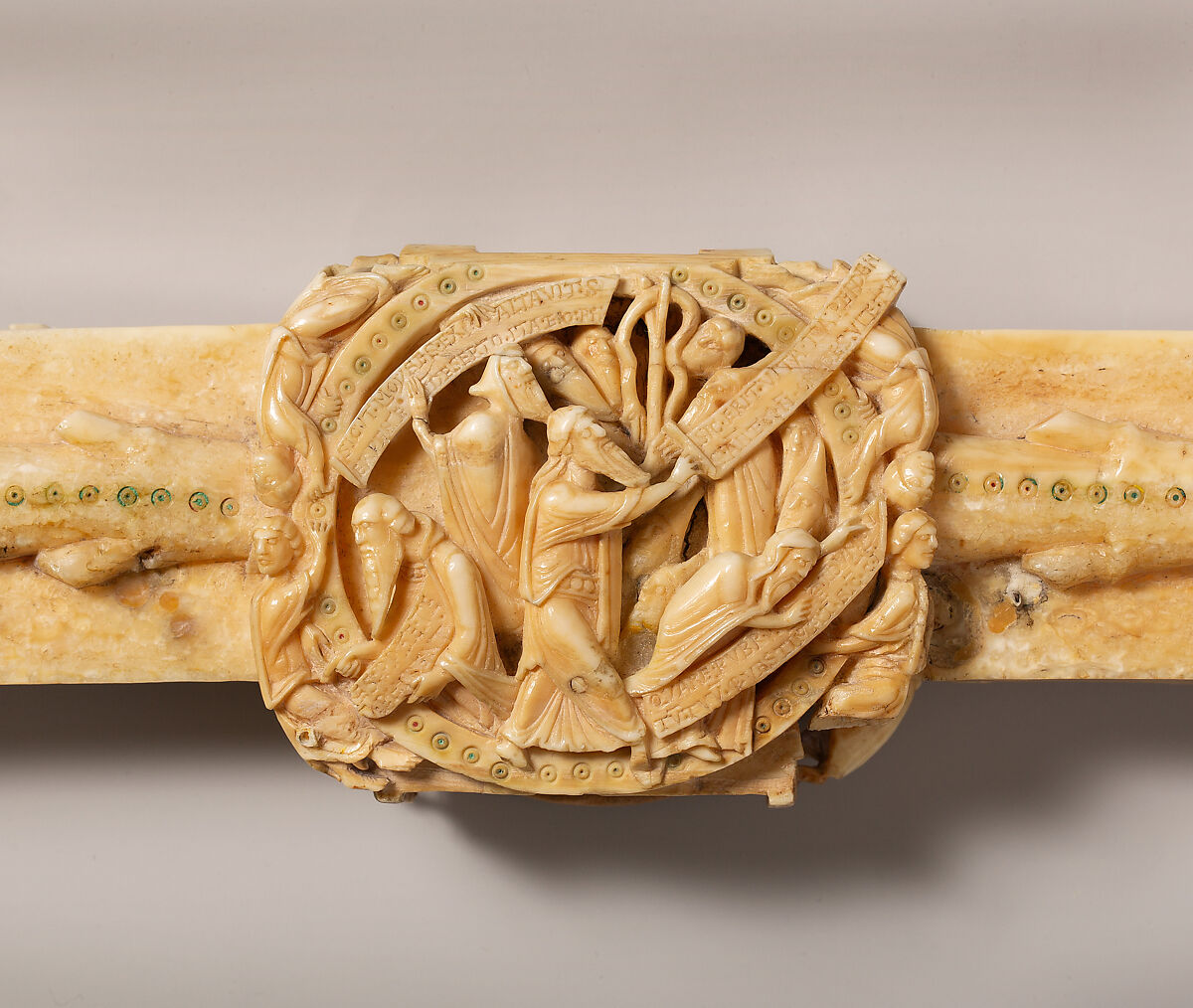 The Cloisters Cross, Walrus ivory, British
