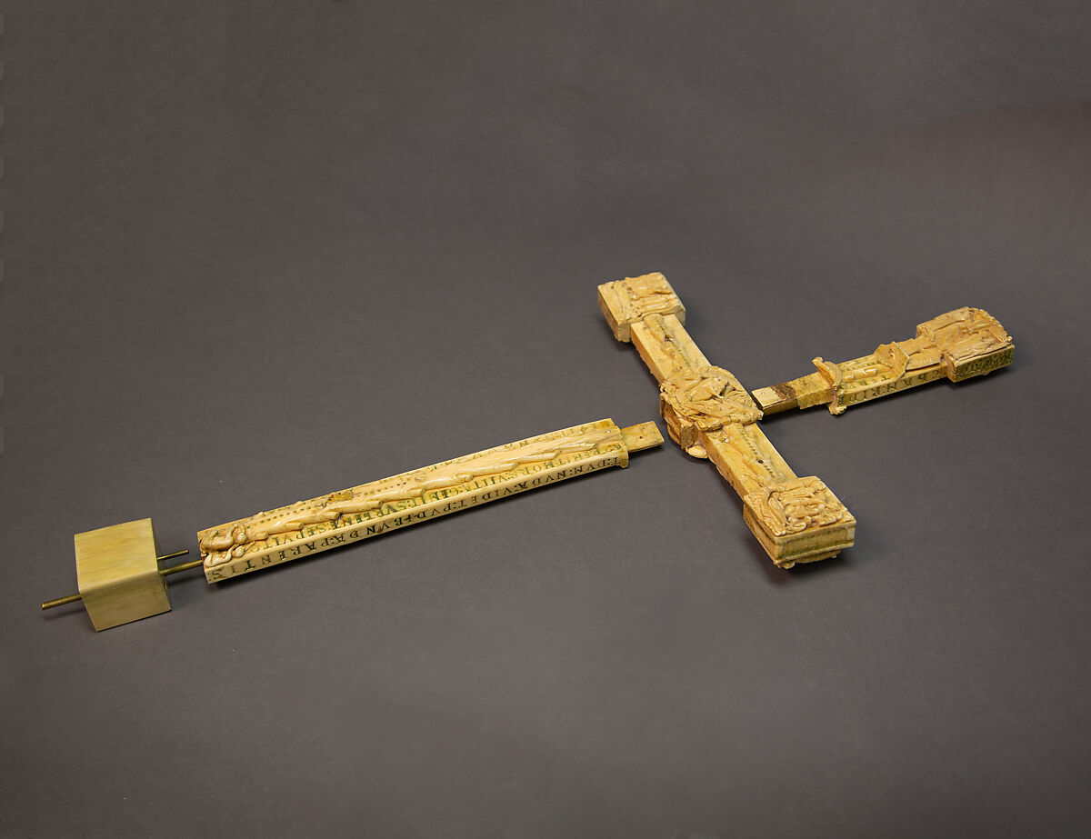 The Cloisters Cross, Walrus ivory, British