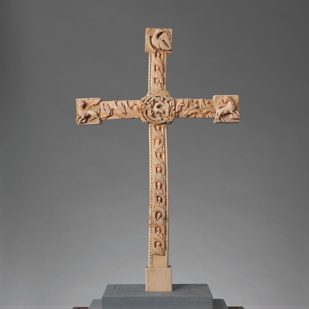 The Cloisters Cross, Walrus ivory, British