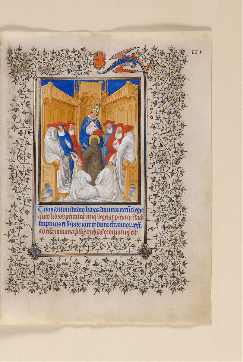 The Belles Heures of Jean de France, duc de Berry, The Limbourg Brothers (Franco-Netherlandish, active France, by 1399–1416), Tempera, gold, and ink on vellum, French