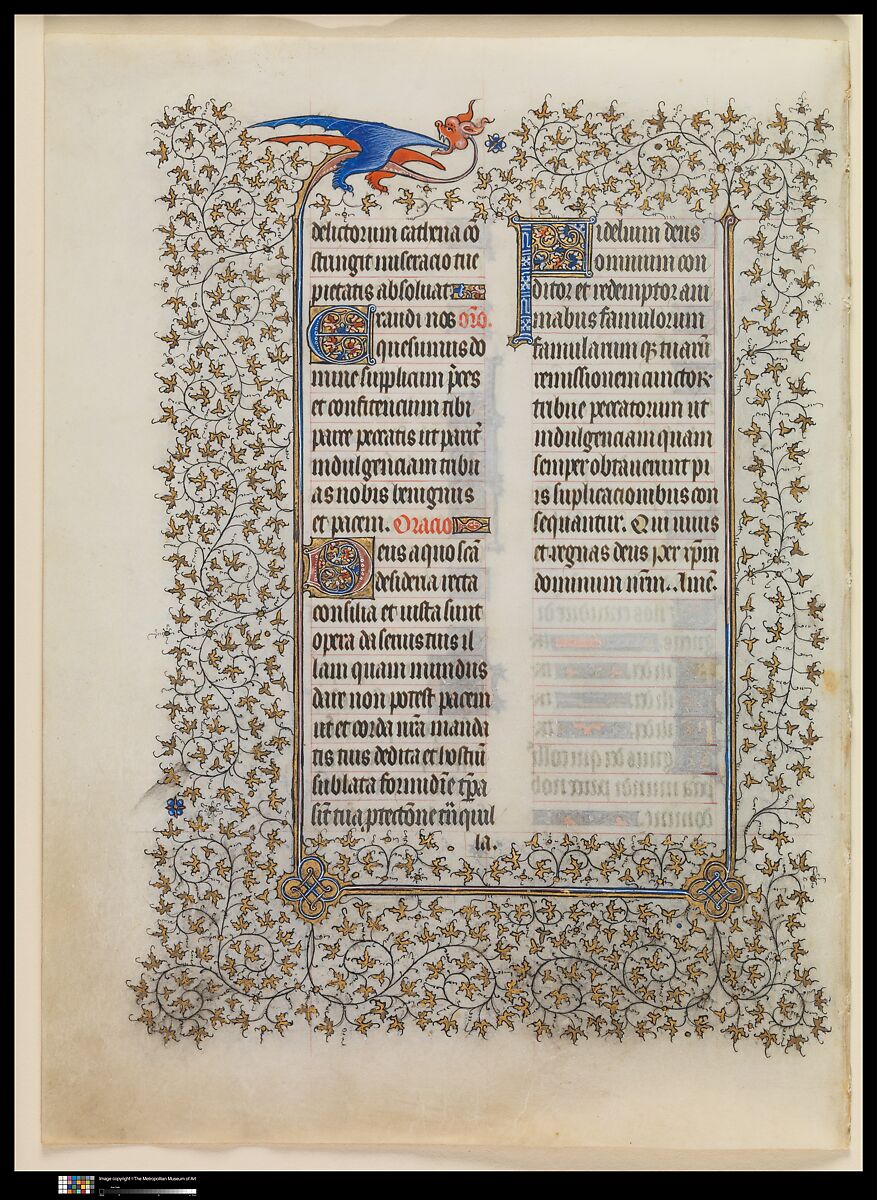 The Belles Heures of Jean de France, duc de Berry, The Limbourg Brothers (Franco-Netherlandish, active France, by 1399–1416), Tempera, gold, and ink on vellum, French