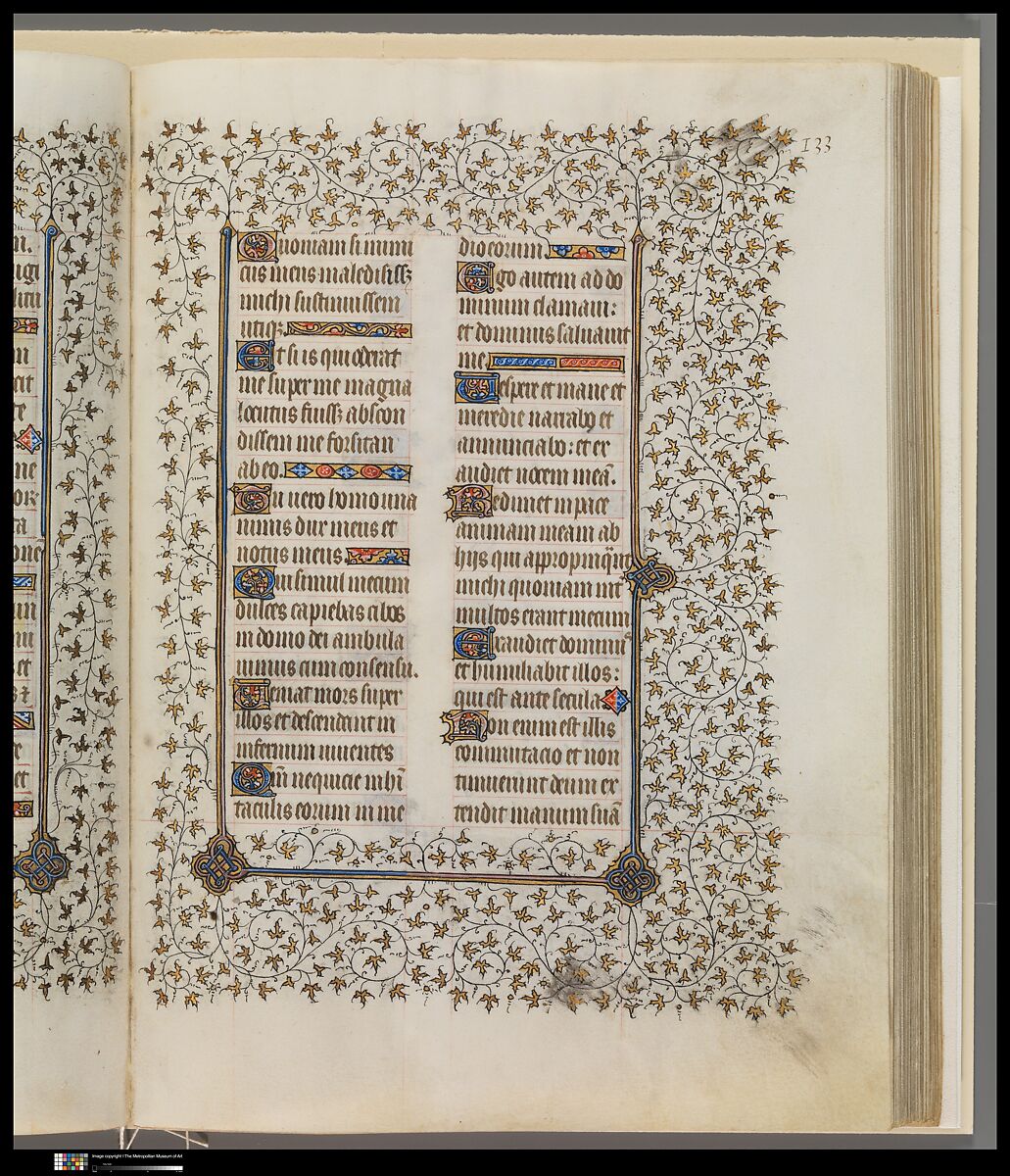 The Belles Heures of Jean de France, duc de Berry, The Limbourg Brothers (Franco-Netherlandish, active France, by 1399–1416), Tempera, gold, and ink on vellum, French