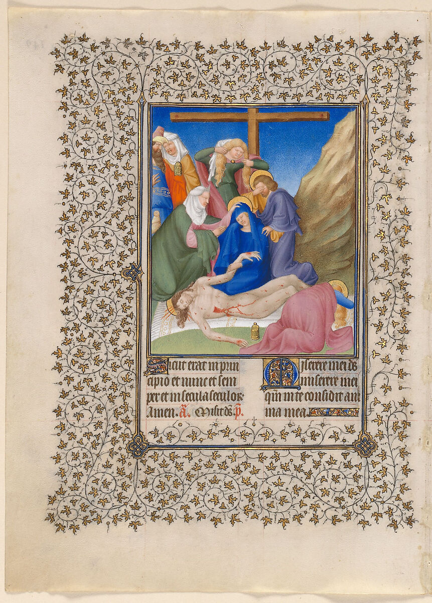 The Belles Heures of Jean de France, duc de Berry, The Limbourg Brothers (Franco-Netherlandish, active France, by 1399–1416), Tempera, gold, and ink on vellum, French