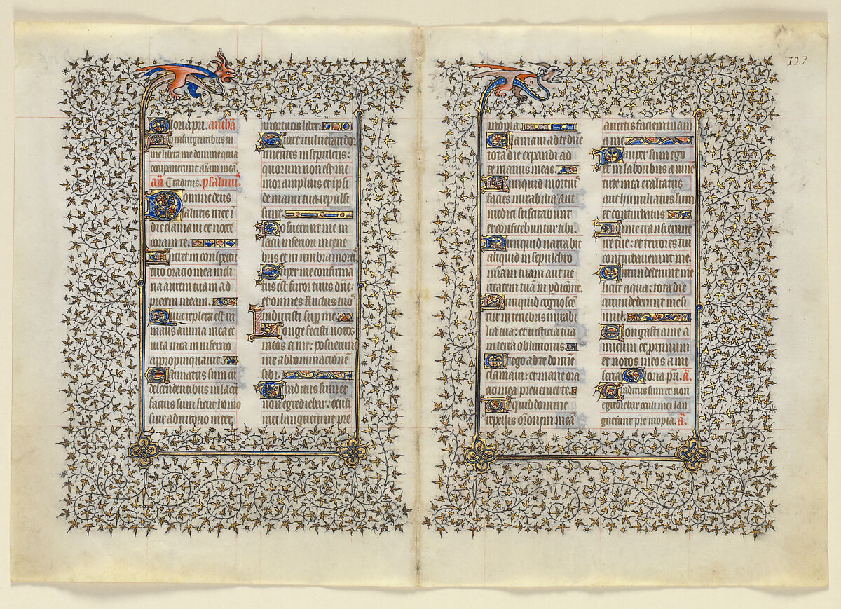 The Belles Heures of Jean de France, duc de Berry, The Limbourg Brothers (Franco-Netherlandish, active France, by 1399–1416), Tempera, gold, and ink on vellum, French