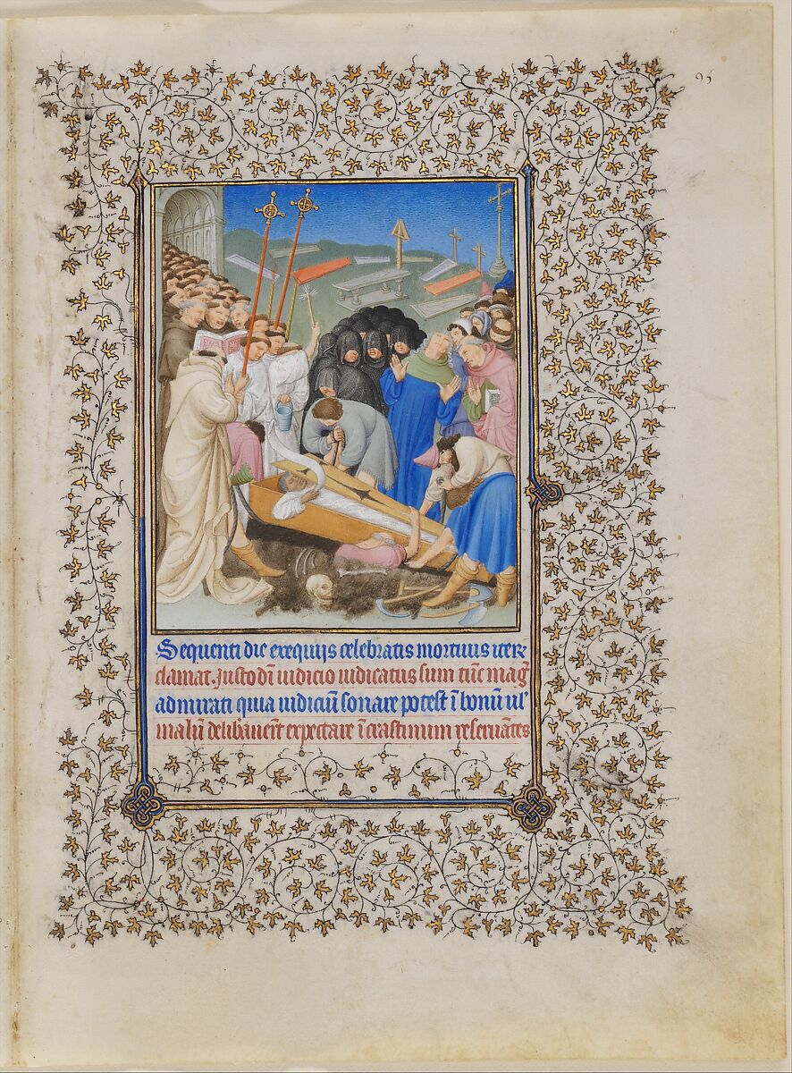 The Belles Heures of Jean de France, duc de Berry, The Limbourg Brothers (Franco-Netherlandish, active France, by 1399–1416), Tempera, gold, and ink on vellum, French