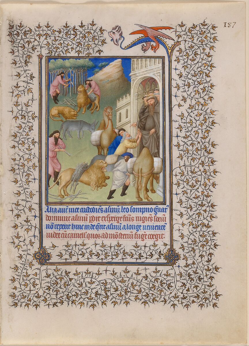 The Belles Heures of Jean de France, duc de Berry, The Limbourg Brothers (Franco-Netherlandish, active France, by 1399–1416), Tempera, gold, and ink on vellum, French