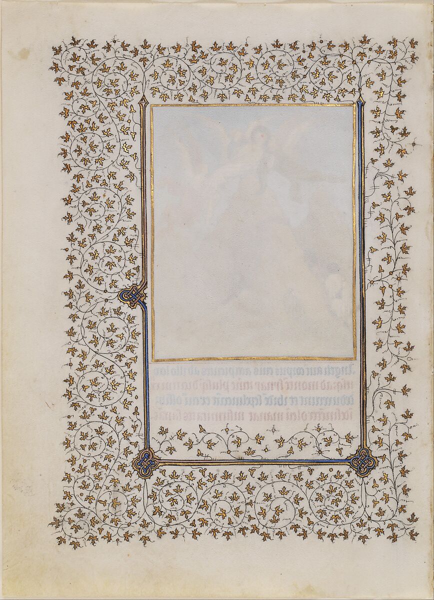 The Belles Heures of Jean de France, duc de Berry, The Limbourg Brothers (Franco-Netherlandish, active France, by 1399–1416), Tempera, gold, and ink on vellum, French