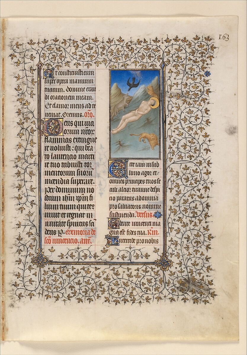 The Belles Heures of Jean de France, duc de Berry, The Limbourg Brothers (Franco-Netherlandish, active France, by 1399–1416), Tempera, gold, and ink on vellum, French