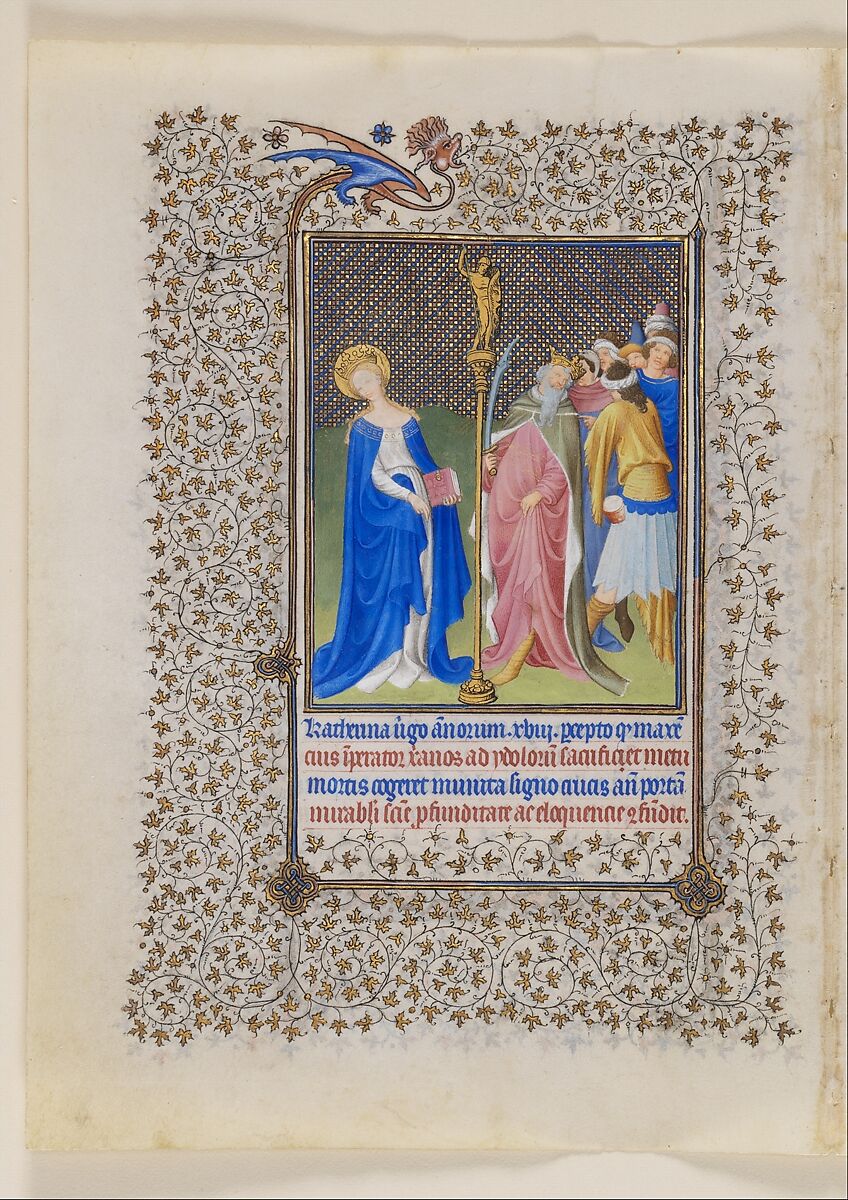 The Belles Heures of Jean de France, duc de Berry, The Limbourg Brothers (Franco-Netherlandish, active France, by 1399–1416), Tempera, gold, and ink on vellum, French