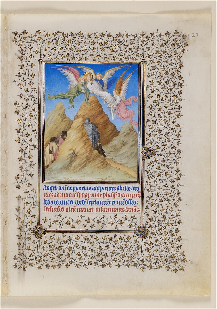 The Belles Heures of Jean de France, duc de Berry, The Limbourg Brothers (Franco-Netherlandish, active France, by 1399–1416), Tempera, gold, and ink on vellum, French