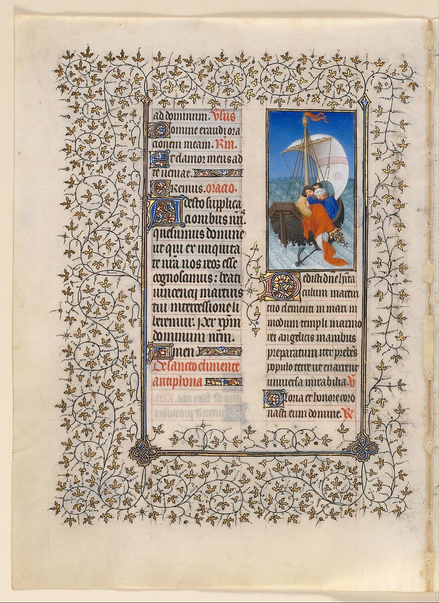 The Belles Heures of Jean de France, duc de Berry, The Limbourg Brothers (Franco-Netherlandish, active France, by 1399–1416), Tempera, gold, and ink on vellum, French