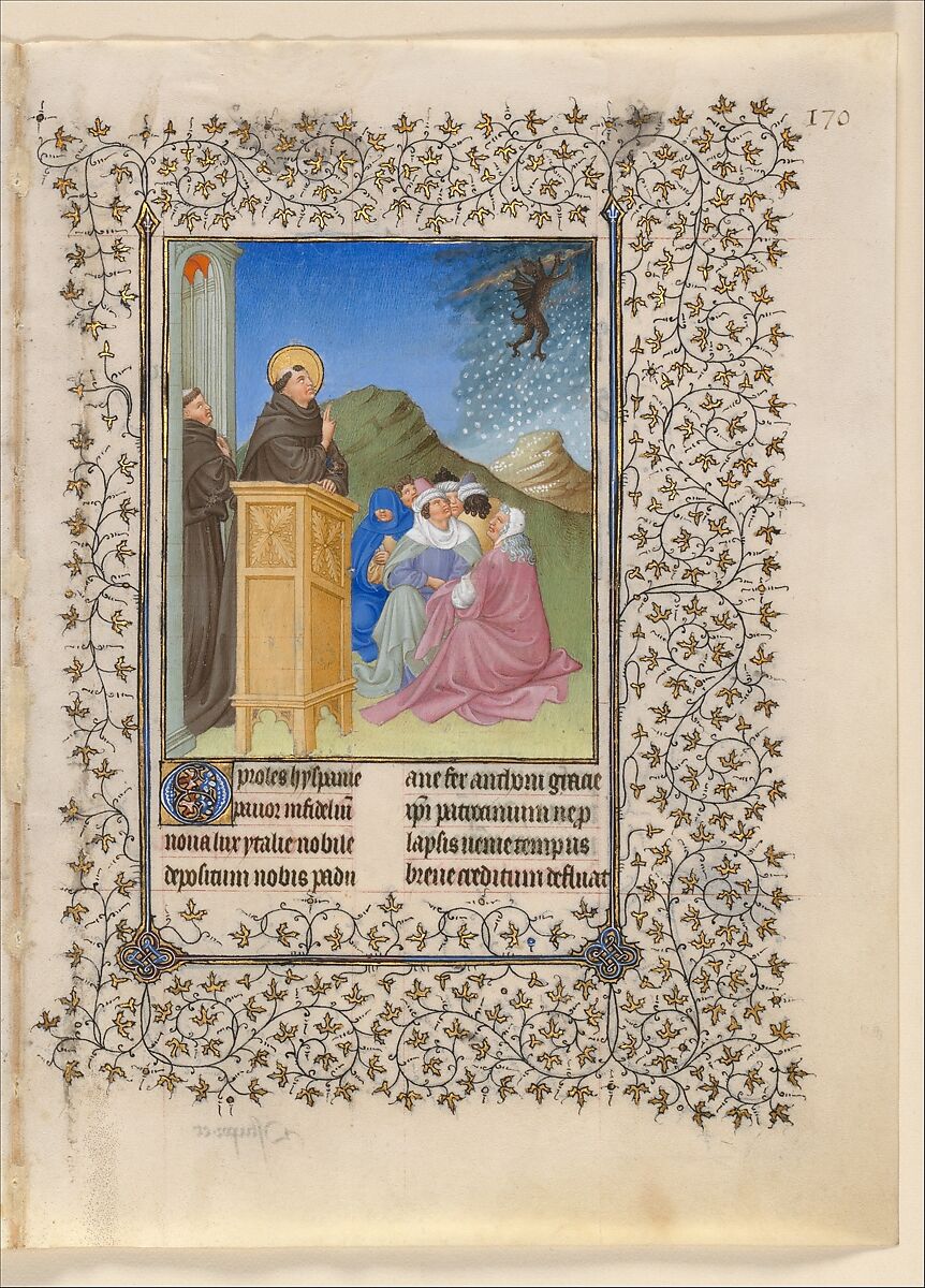 The Belles Heures of Jean de France, duc de Berry, The Limbourg Brothers (Franco-Netherlandish, active France, by 1399–1416), Tempera, gold, and ink on vellum, French