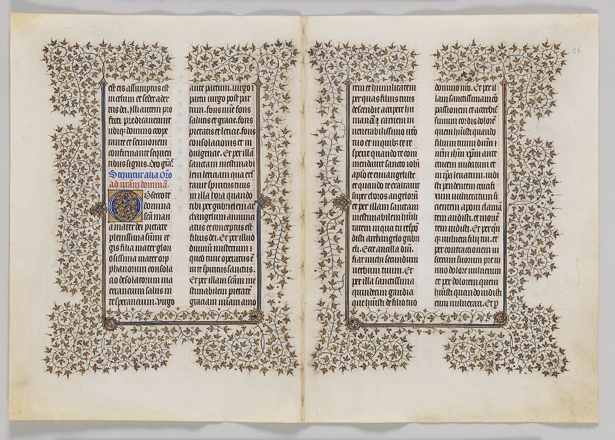 The Belles Heures of Jean de France, duc de Berry, The Limbourg Brothers (Franco-Netherlandish, active France, by 1399–1416), Tempera, gold, and ink on vellum, French