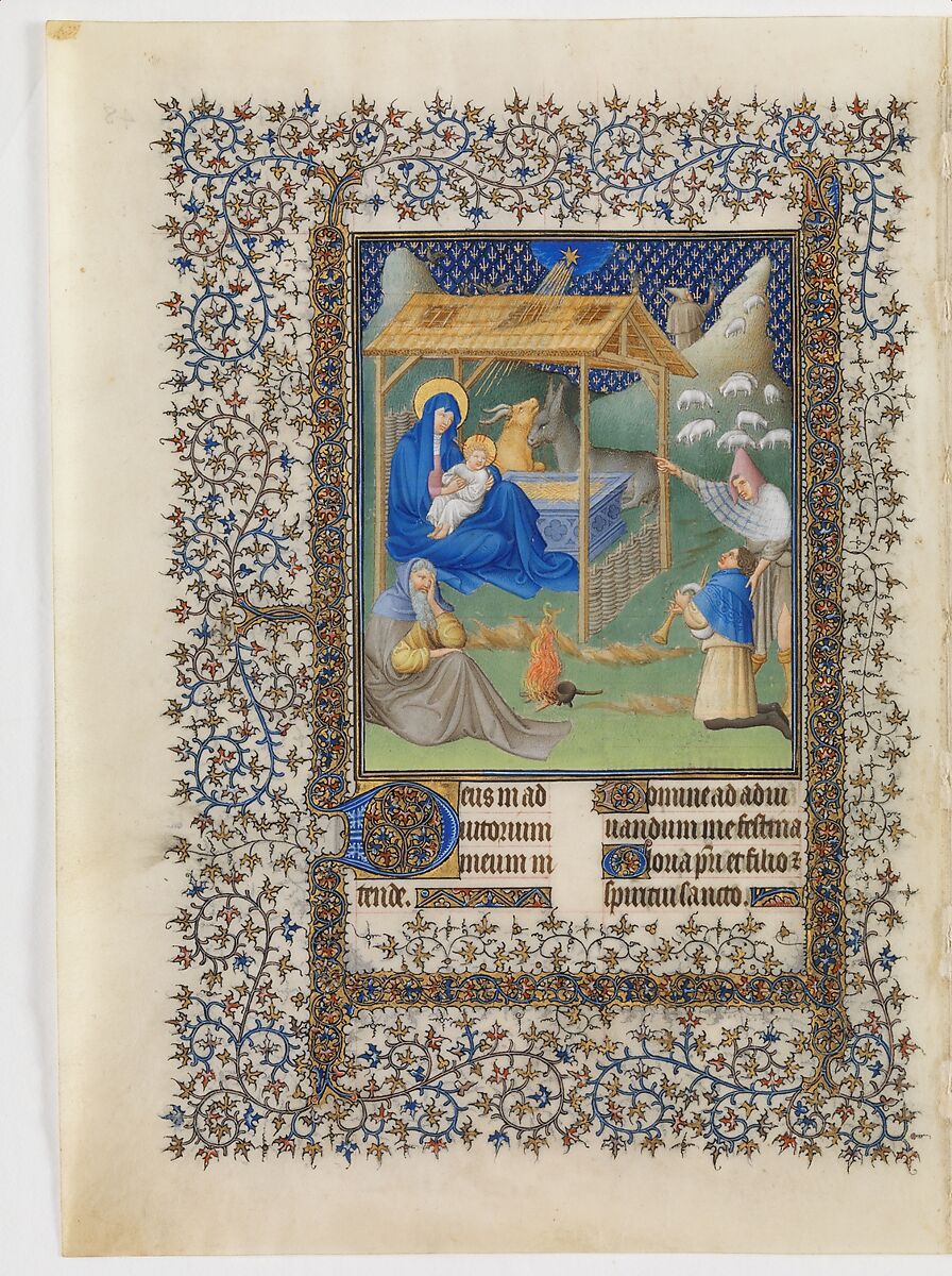 The Belles Heures of Jean de France, duc de Berry, The Limbourg Brothers (Franco-Netherlandish, active France, by 1399–1416), Tempera, gold, and ink on vellum, French