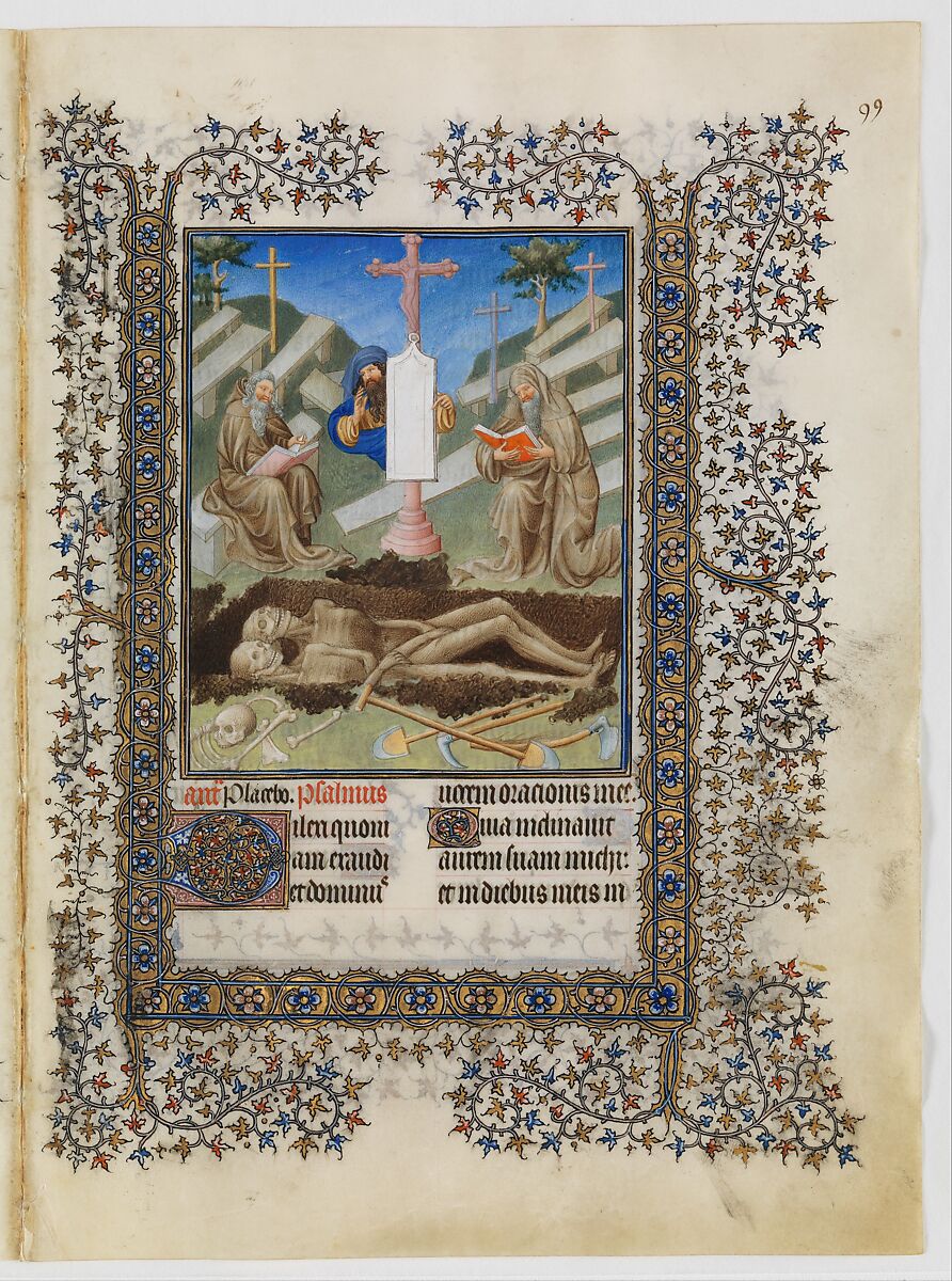 The Belles Heures of Jean de France, duc de Berry, The Limbourg Brothers (Franco-Netherlandish, active France, by 1399–1416), Tempera, gold, and ink on vellum, French