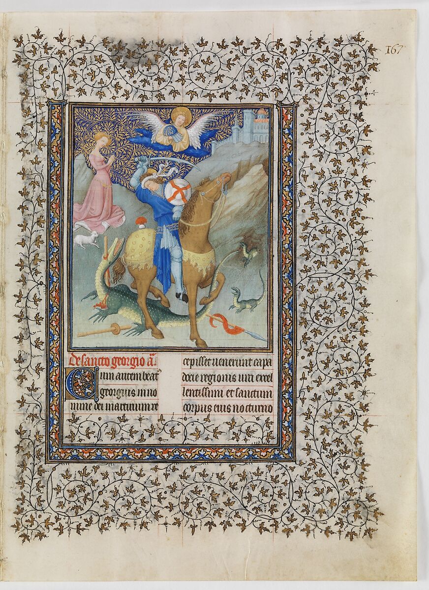 The Belles Heures of Jean de France, duc de Berry, The Limbourg Brothers (Franco-Netherlandish, active France, by 1399–1416), Tempera, gold, and ink on vellum, French