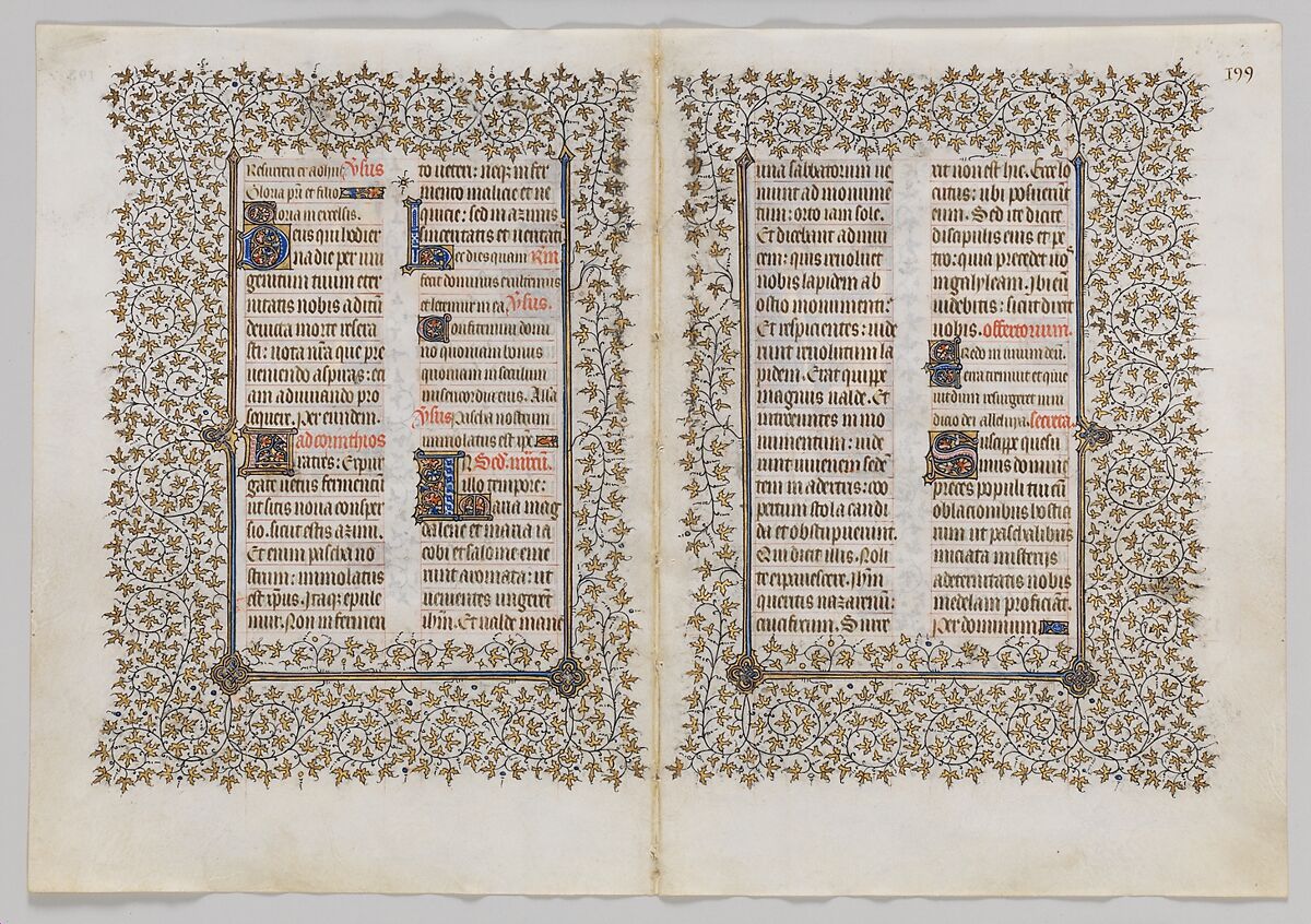 The Belles Heures of Jean de France, duc de Berry, The Limbourg Brothers (Franco-Netherlandish, active France, by 1399–1416), Tempera, gold, and ink on vellum, French