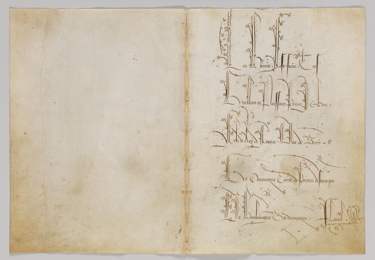 The Belles Heures of Jean de France, duc de Berry, The Limbourg Brothers (Franco-Netherlandish, active France, by 1399–1416), Tempera, gold, and ink on vellum, French